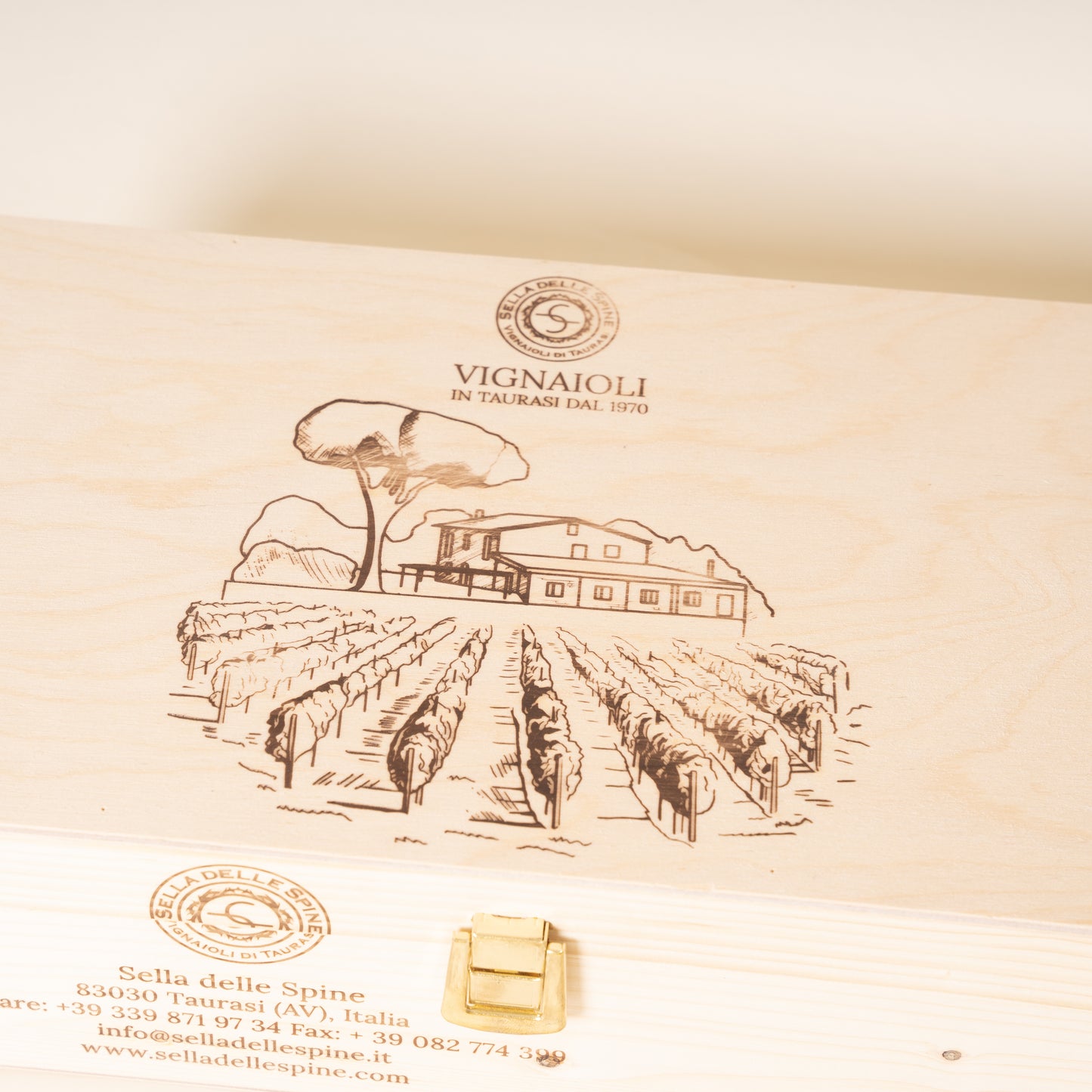 Confezione in legno 2 Vini DOCG