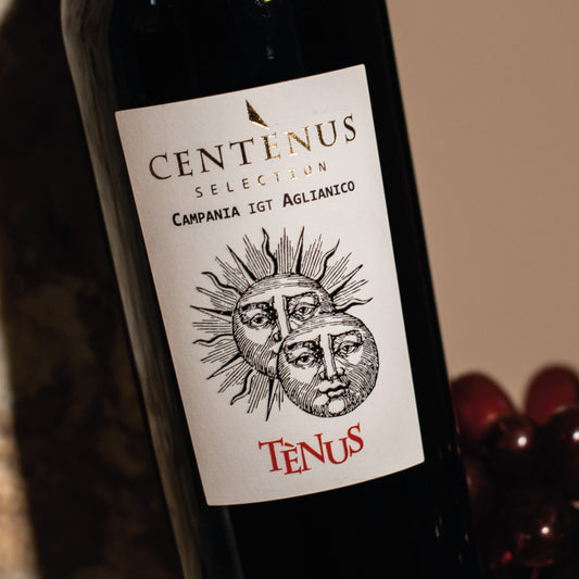 Aglianico Centenus - Tenus IGT Campania dettaglio etichetta