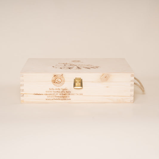 Confezione in legno 2 bottiglie VUOTO