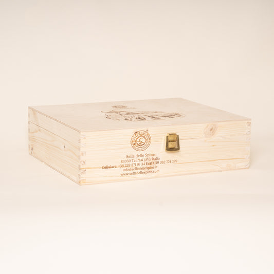 Confezione in legno 3 bottiglie VUOTO