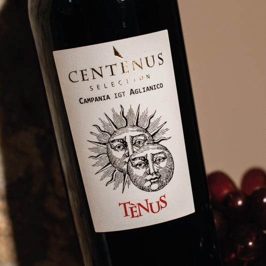 Aglianico Centenus - Tenus IGT Campania  dettaglio etichetta